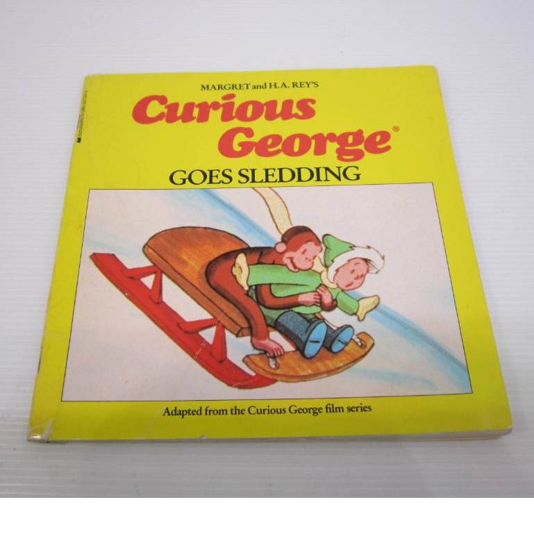 「二手書」舊書 Curious George Goes Sledding 好奇猴喬治 H. A. Rey | 蝦皮購物