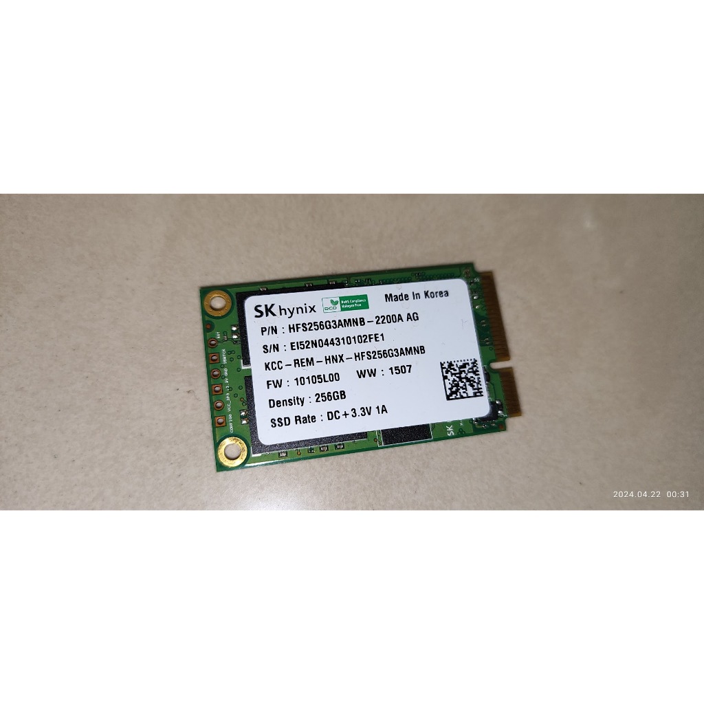 256GO SK HYNIX HFS256GD9TNG-L2A0A SSD PC601 NVMe M.2 2280 M L50358-001 EUR 22,50 - FR