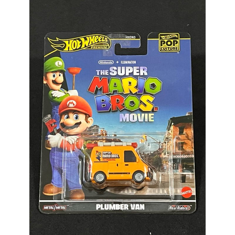 風火輪 hot wheels 電影文化 超級 super 瑪利歐 mario plumber van 兄弟 精裝 膠胎 | 蝦皮購物