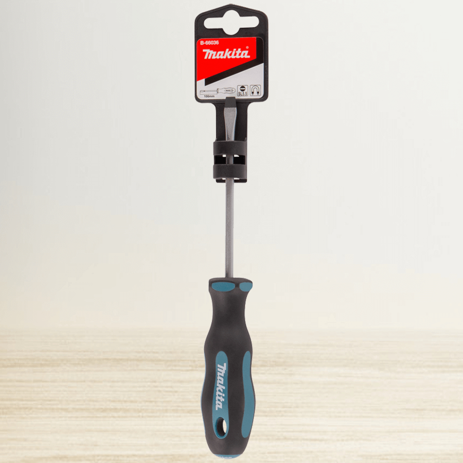 【欣瑋】牧田 MAKITA B-66036 一字螺絲起子 一字 SL5.5 螺絲起子 100mm | 蝦皮購物