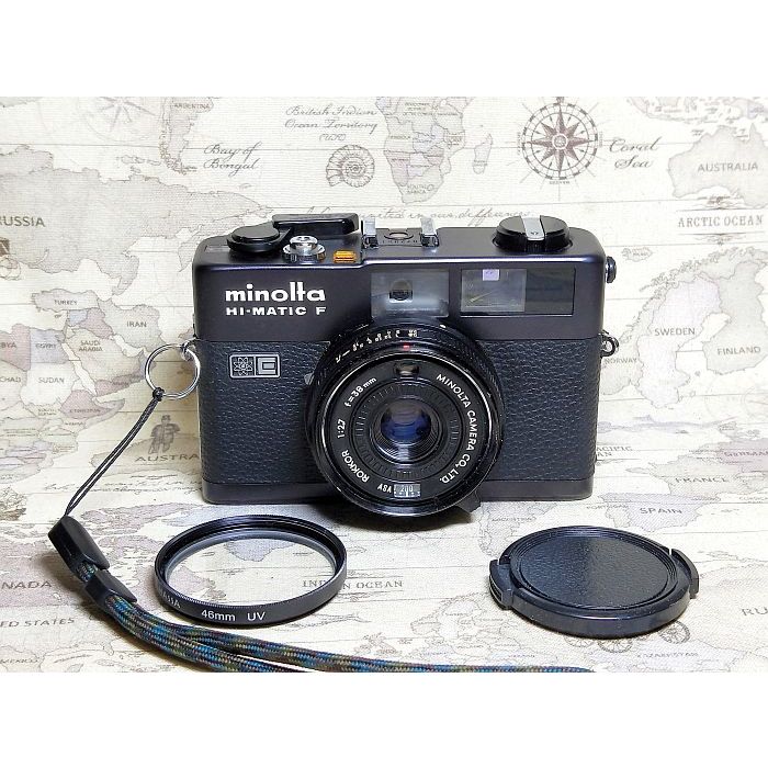 跳蚤小舖子】美品Minolta Hi-Matic F 38mm f2.7 經典輕巧旁軸