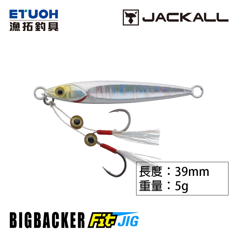 Jackall Métal Jig Big Backer 15 Grammes Iwashi (5198