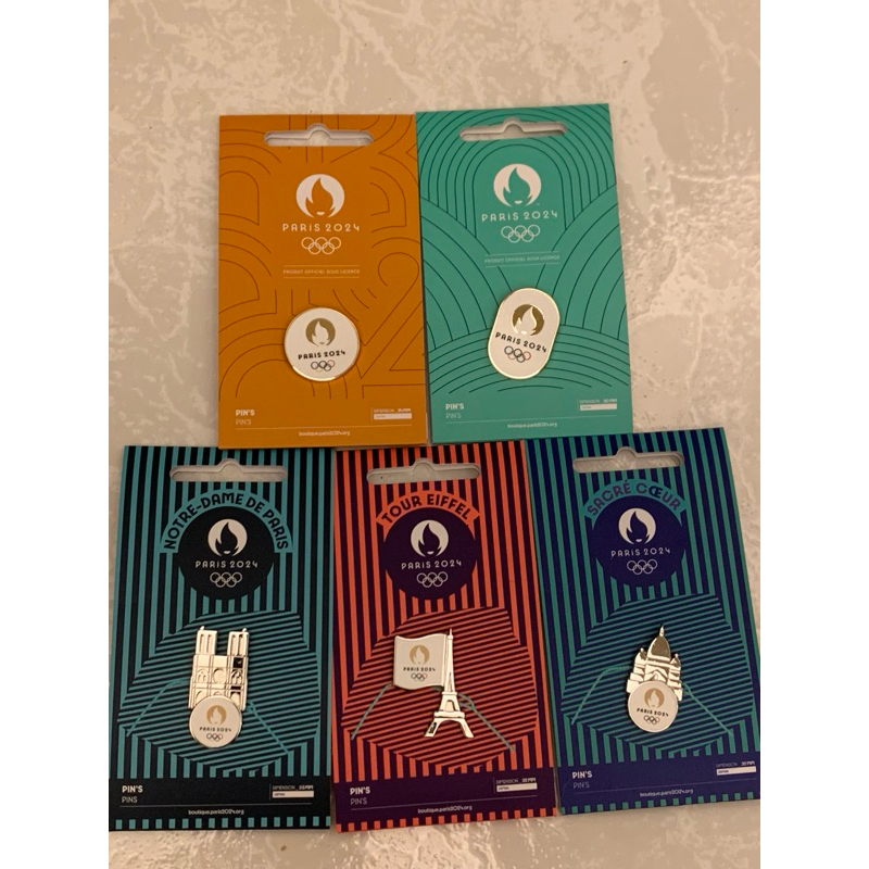 巴黎奧運 paris 胸針 pin 紀念徽章 | 蝦皮購物