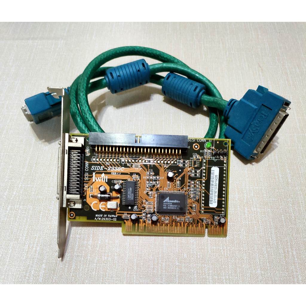 Iwill SIDE-2930C PCI介面 SCSI 卡 +線材 當故障機/零件機 賣 | 蝦皮購物