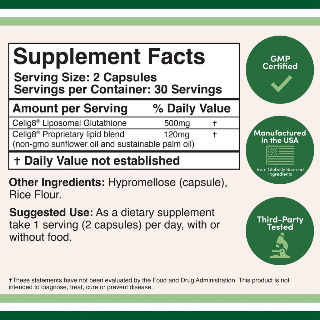 脂質體穀胱甘肽Double Wood Liposomal Glutathione