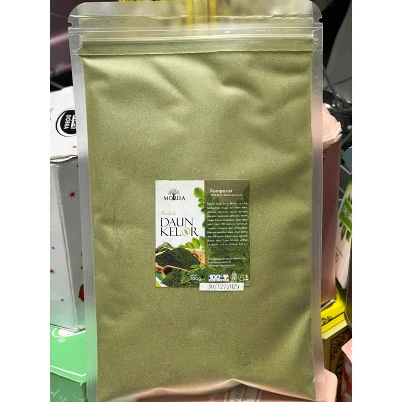 Daun Kelor Bubuk Organic Moringa Oleifera Powder 100gram 有機的 | 蝦皮購物