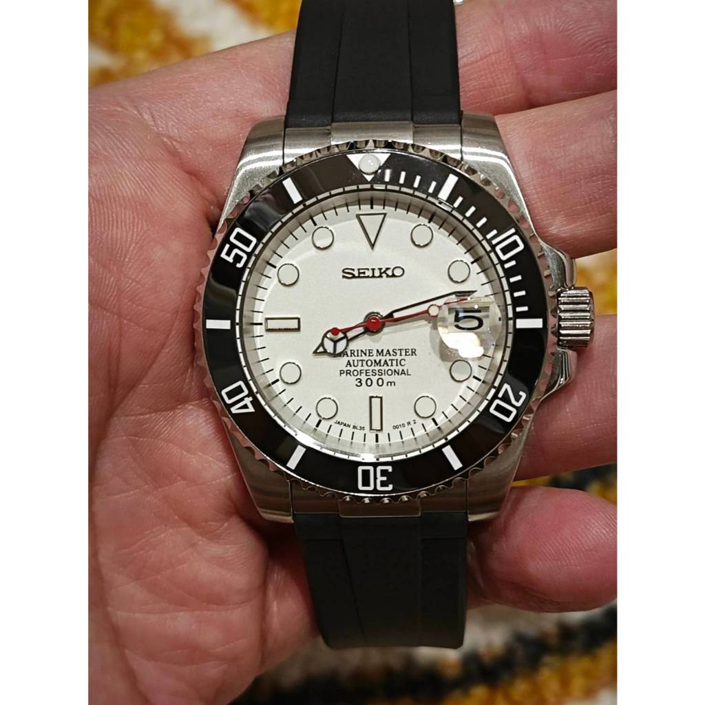 Seiko NH35 GMT Seikomod Zelos Submariner 水鬼 Panda 熊貓 | 蝦皮購物