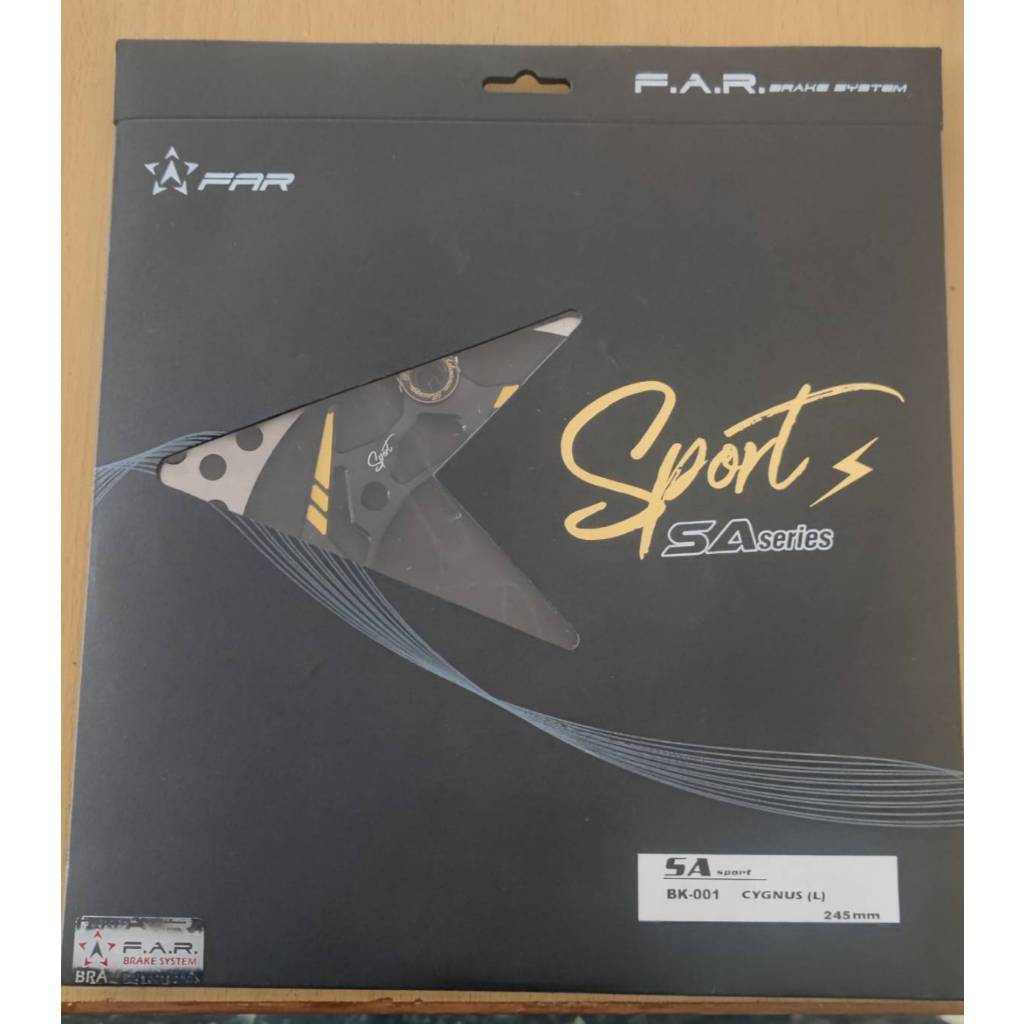 FAR SA SPORT 浮動 碟盤 黑金版 運動版 四代勁戰 五代勁戰 BWSR BWSX 245MM 浮動碟 蟬叫聲 | 蝦皮購物
