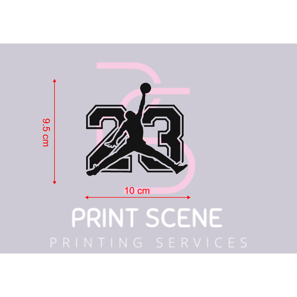 Jordan Sticker Cut-Out Sticker Waterproof | 蝦皮購物