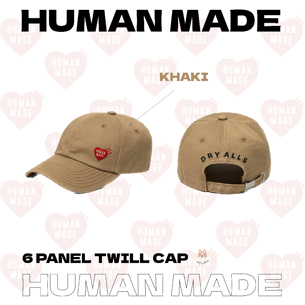 AYuan_Select 』HUMAN MADE 24SS 6 PANEL TWILL CAP 店鋪限定老