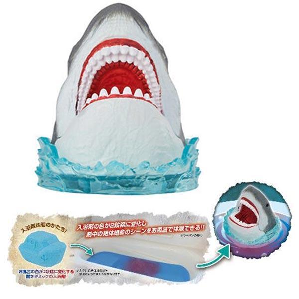 日本BANDAI JAWS 鯊魚大白鯊沐浴球泡澡球附隨機公仔洗澡玩具COCOS