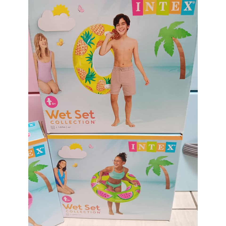 (只要$160) INTEX 56261水果游泳圈 坐圈 浮排 兒童充氣浮圈 玩水/游泳/戲水 | 蝦皮購物
