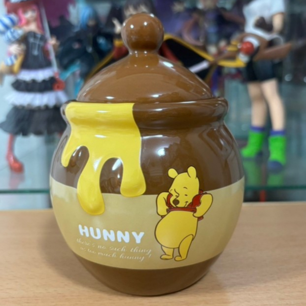 日本 正版 迪士尼 Disney 小熊維尼 POOH Ceramic HUNNY POT 蜂蜜 日版 陶瓷 蜂蜜罐 容器 | 蝦皮購物