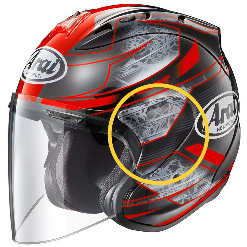 安全屋】日本ARAI SZ-RAM4 彩繪耳蓋SZ-RAM4X、SZ-RAM5 選手HAGA