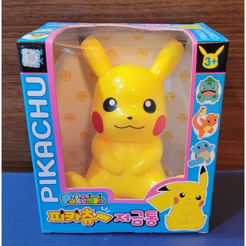 【公仔】正版 韓國 Pokemon 寶可夢 皮卡丘 存錢筒 | 蝦皮購物