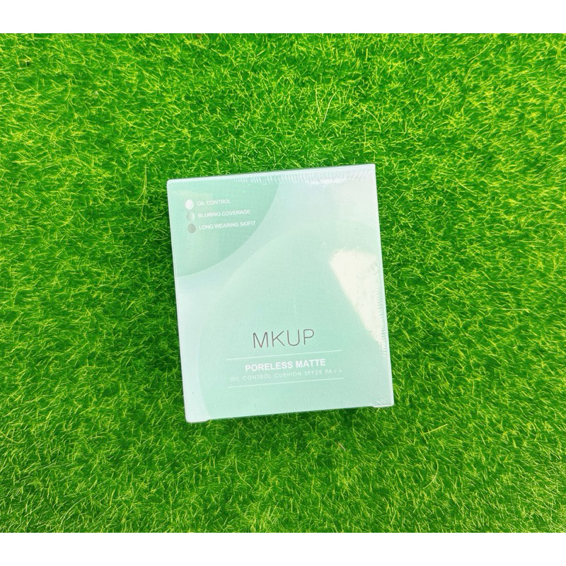 熱銷現貨🔥 美咖 MKUP 零毛孔柔霧控油氣墊粉餅 SPF25 白皙色 自然色 | 蝦皮購物
