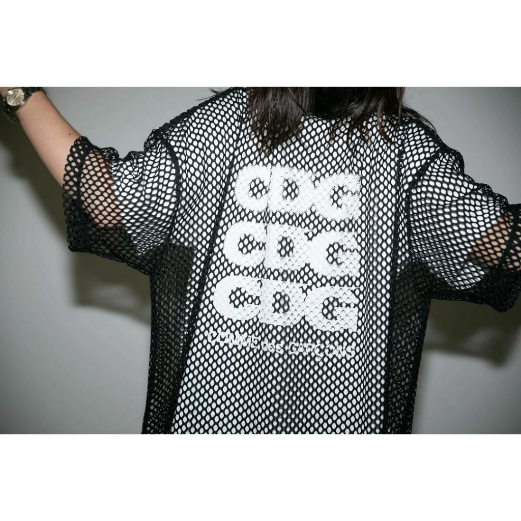CDG OVERSIZED MESH T-SHIRT S