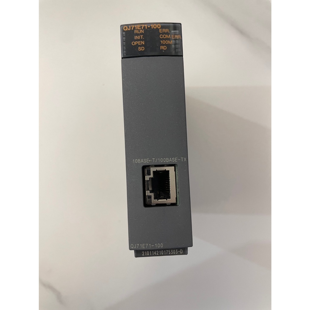 三菱電機Q系列PLC 網路通信模組QJ71E71-100 泛用乙太網路模組 三菱電機Q系列PLC 網路通信模組QJ71E71-100 泛用乙太網路模組