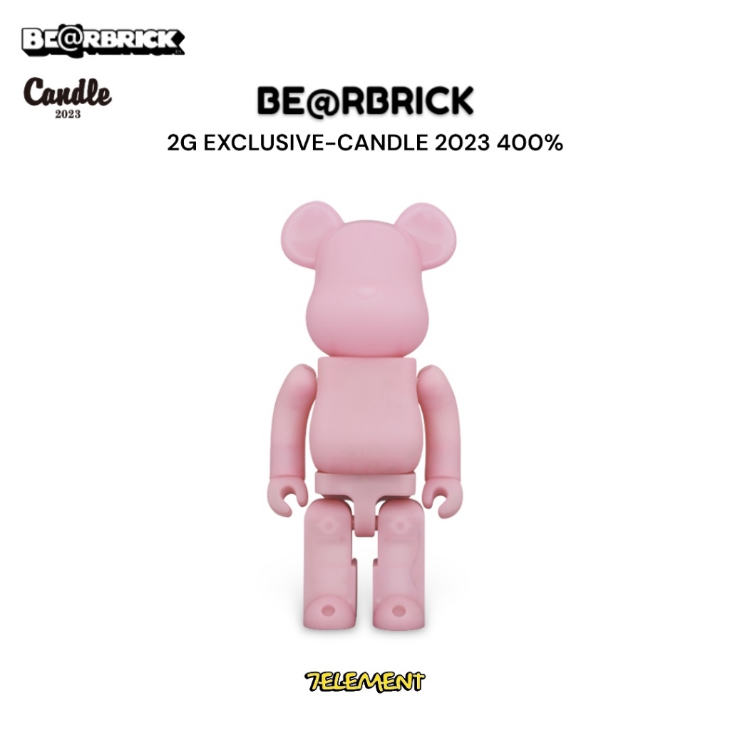 BE@RBRICK CANDLE 2023 400% 夜光香氛蠟燭熊庫柏力克熊庫柏力克