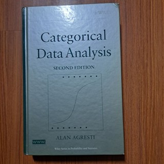 WILEY Categorical Data Analysis 2/e 二版 ALAN AGRESTI 二手書 | 蝦皮購物