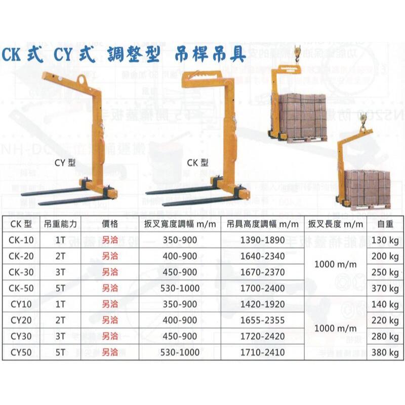 CK式 調整型 吊桿吊具 牙叉吊具 起重/吊重工具 堆高機吊具 CK-10/20/30/50 | 蝦皮購物