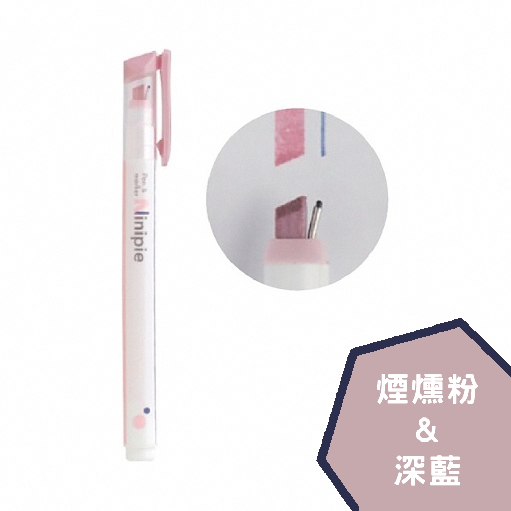 CHL】Sun-star Ninipie 粗細雙頭兩用筆螢光筆代針筆日本進口手帳筆記
