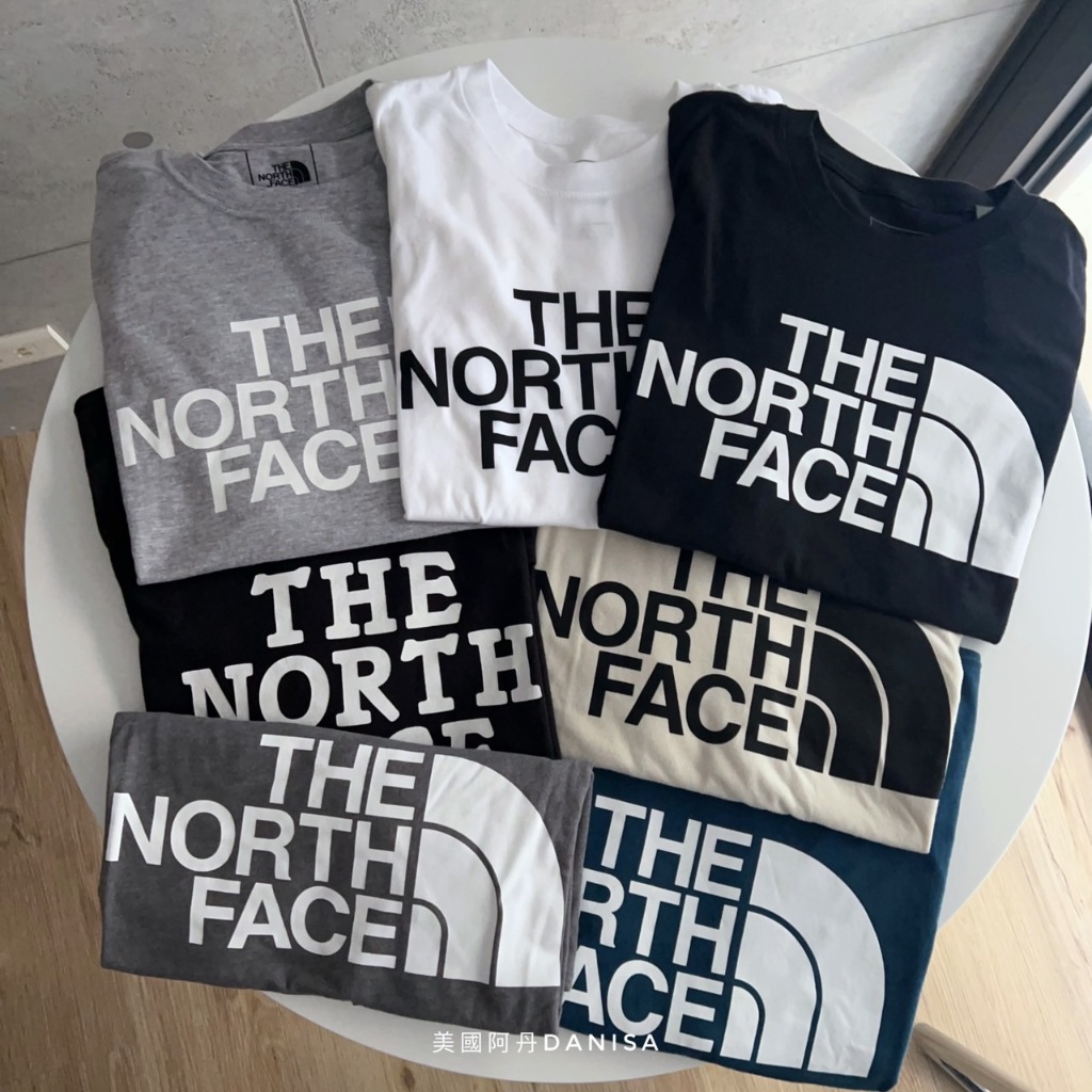 『美國阿丹』THE NORTH FACE 美國男版 北臉 北面 LOGO 圓領短T 短袖T T恤 TNF | 蝦皮購物