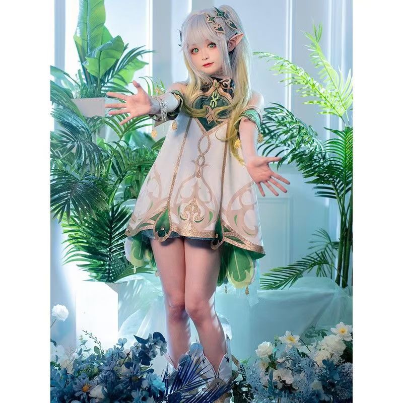 【萬聖節】新 原神 coS 纳西妲 coS服 小吉祥 须弥 草神 cosplay 儿童 萝莉 游戏 套装 女 | 蝦皮購物