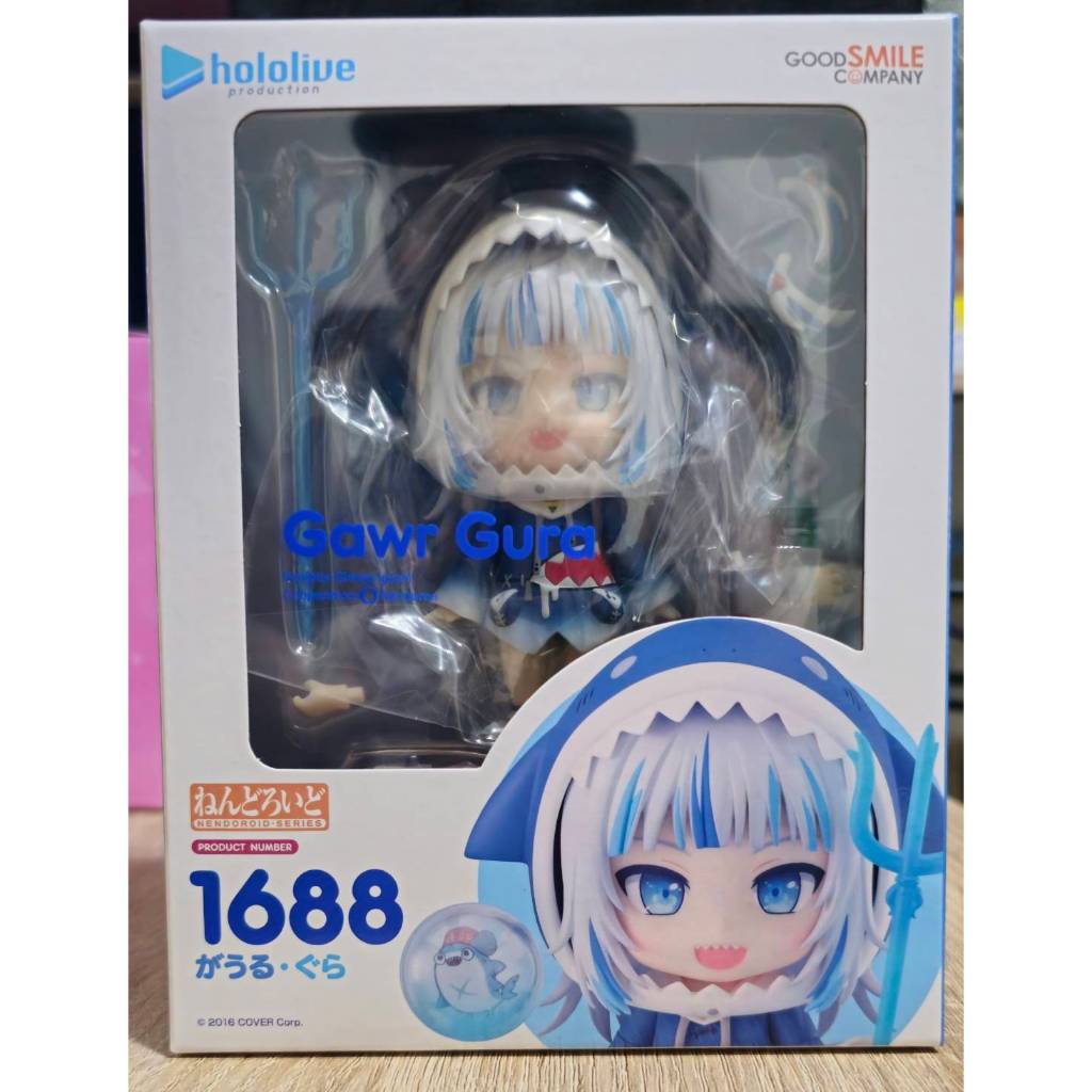 [現貨]好微笑 GSC 黏土人 hololive 噶嗚 古拉 Gawr Gura | 蝦皮購物