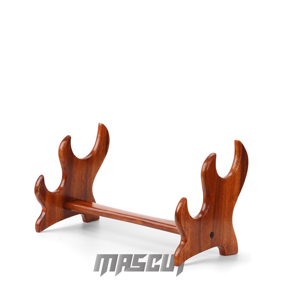 宏均-KHUKURI HOUSE TREE BRANCH STAND LARGE /手工雙層紅木架-展示架 -刀架 | 蝦皮購物