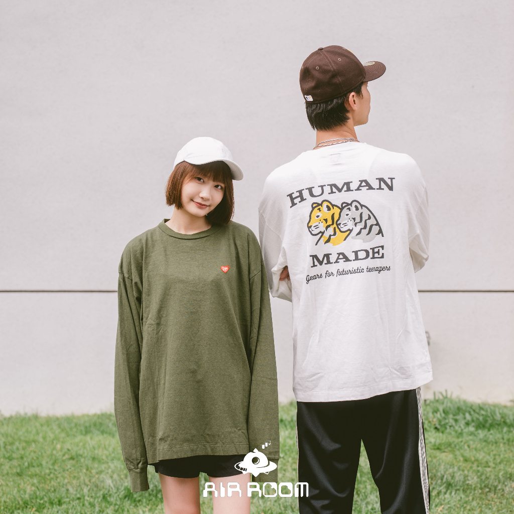 AirRoom 全新正品現貨2023AW HUMAN MADE GRAPHIC L/S T-SHIRT 1 老虎長