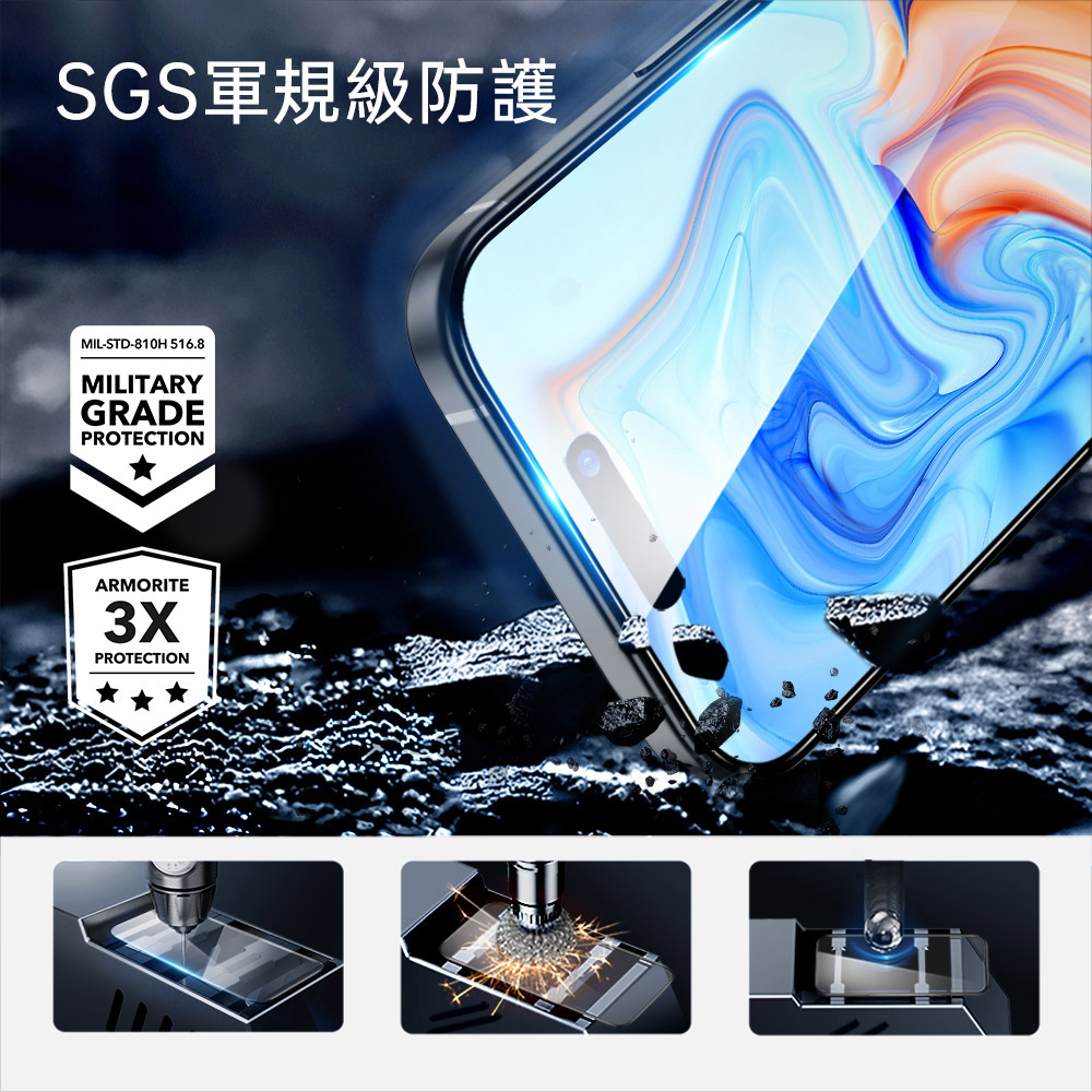 ESR 億色 特級黑邊滿版 iPhone 15 Pro Max 6.7 吋 (2023) 高透鋼化玻璃貼3片組 - 附贈鏡頭貼2組 + 貼膜神器
