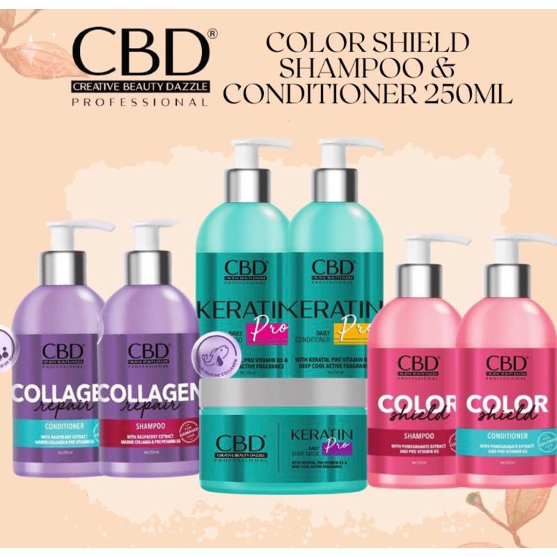 CBD KERATIN PRO SHAMPOO dan conditioner 蝦皮購物