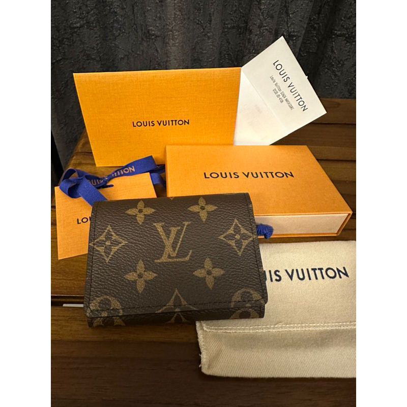 Louis Vuitton M63801 Enveloppe Carte de Visite , Brown, One Size