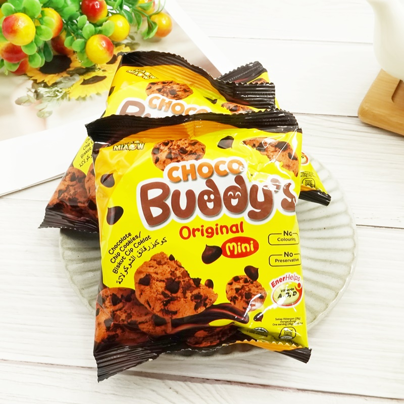 Miaow Choco Buddy's 巧克兄弟特濃巧克力酥餅208g 可可餅乾脆餅巧克力