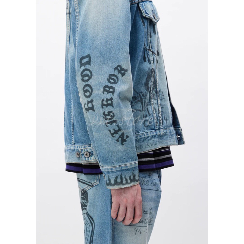 NEIGHBORHOOD 23AW FADE DENIM TYPE-3 JACKET 牛仔外套夾克| 蝦皮購物