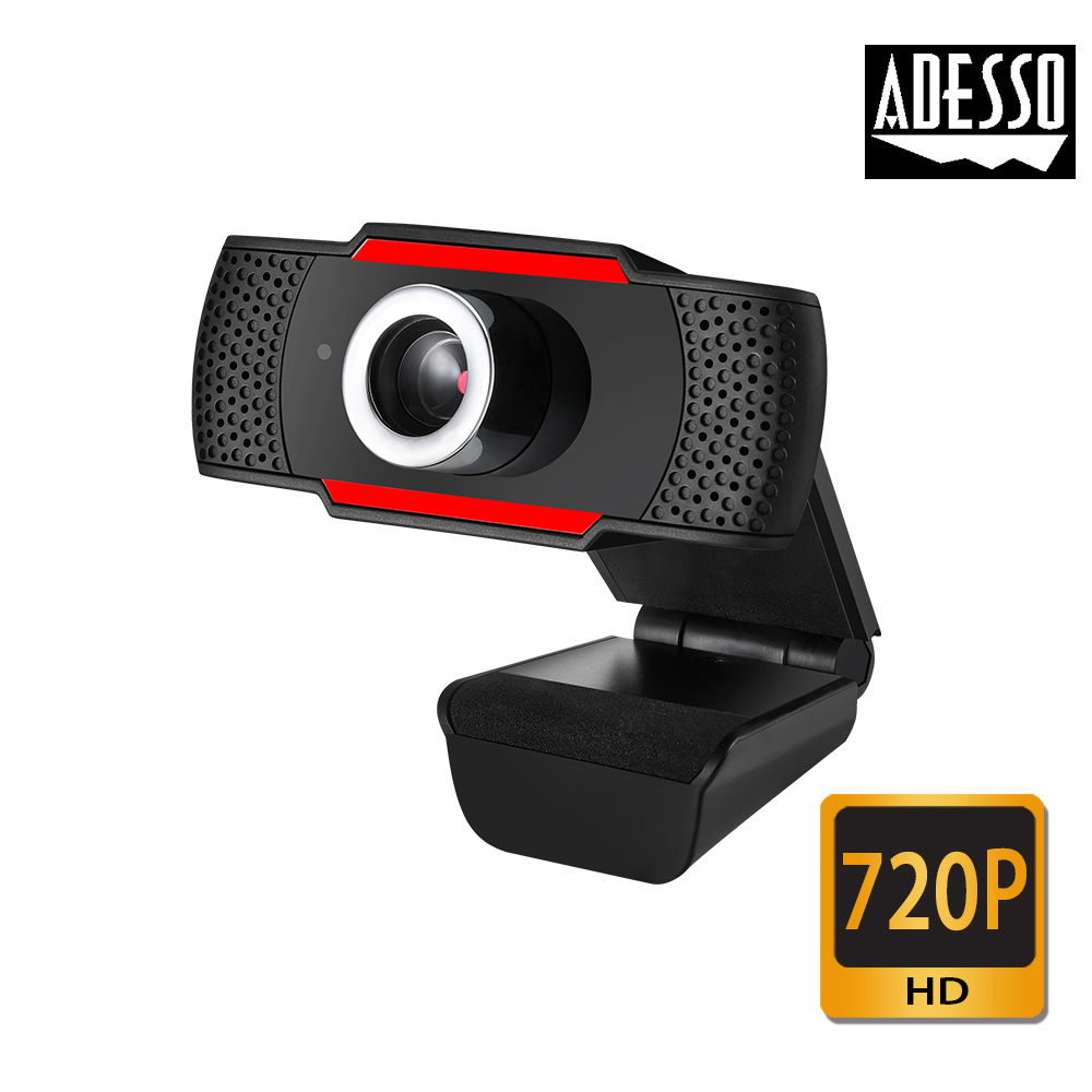 ADESSO艾迪索 台灣製 視訊鏡頭 視訊攝影機 720P usb隨插隨用 立體聲麥克風 H3【apex行家嚴選】 | 蝦皮購物