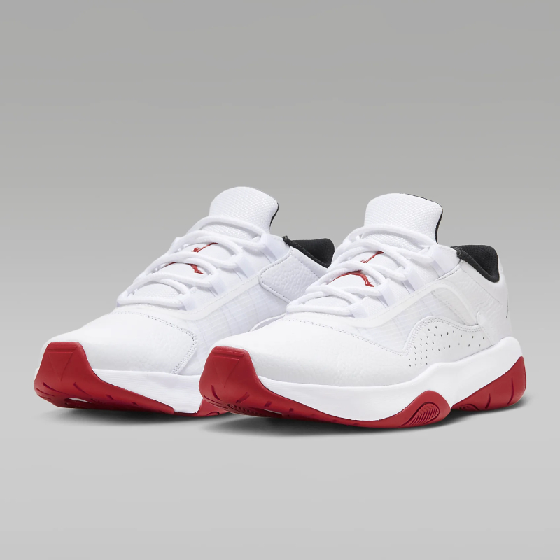 吉喆】現貨Air Jordan 11 CMFT Low 白紅AJ11 元素實戰籃球鞋CW0784-161