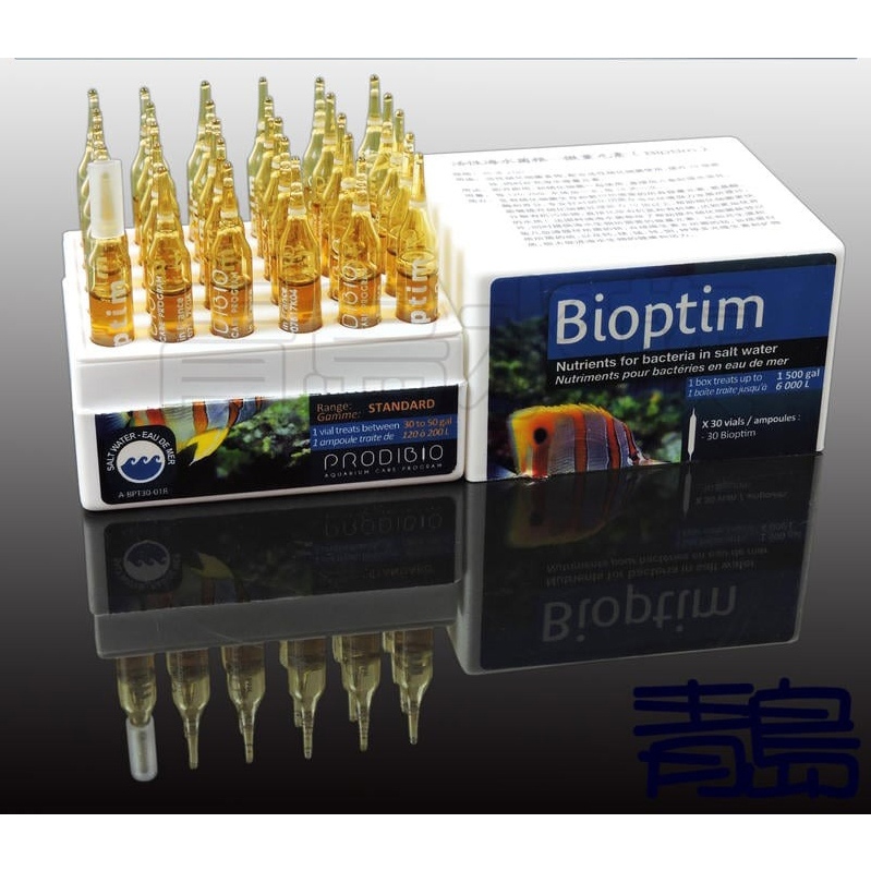30隻/盒裝【新莊/五股】法國BIO-----Bioptim (ptim)活性淡海水微量元素/菌糧,硝化菌的食物 | 蝦皮購物