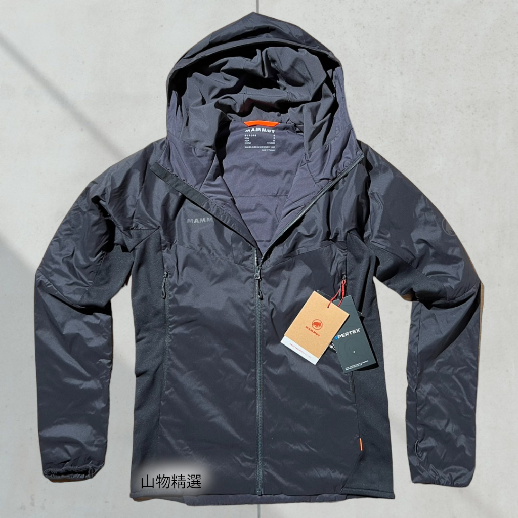 山物精選> Mammut Rime Light In Flex Hooded 長毛象男用化纖夾克外套