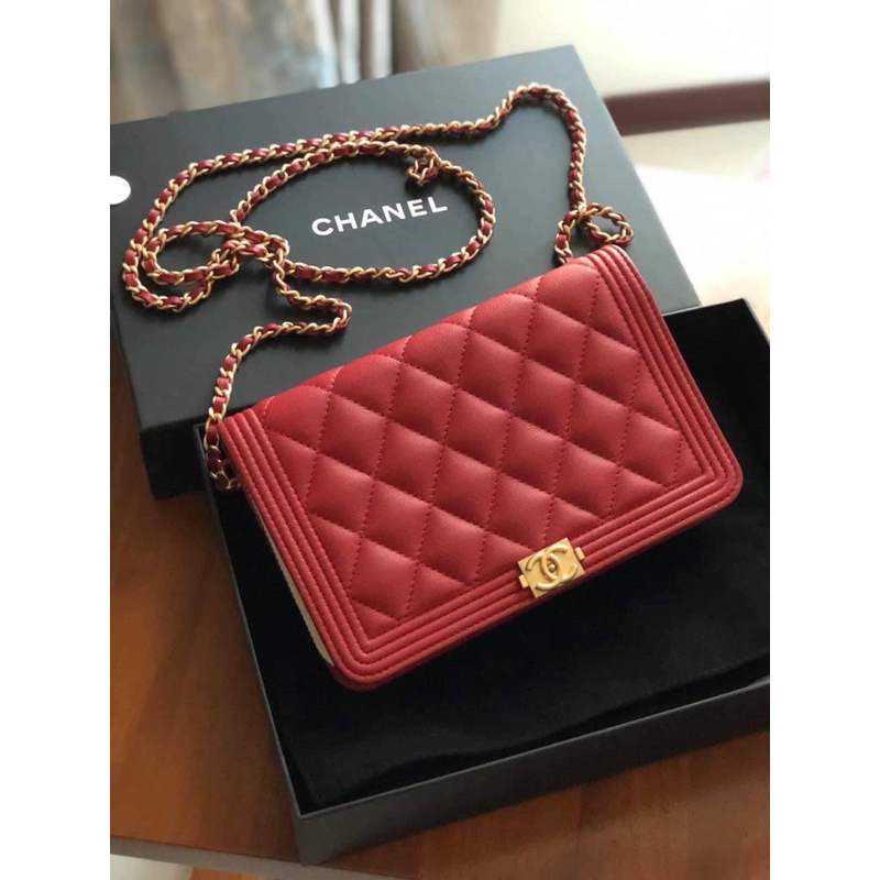 （售出）近乎全新Chanel荔枝皮WOC | 蝦皮購物