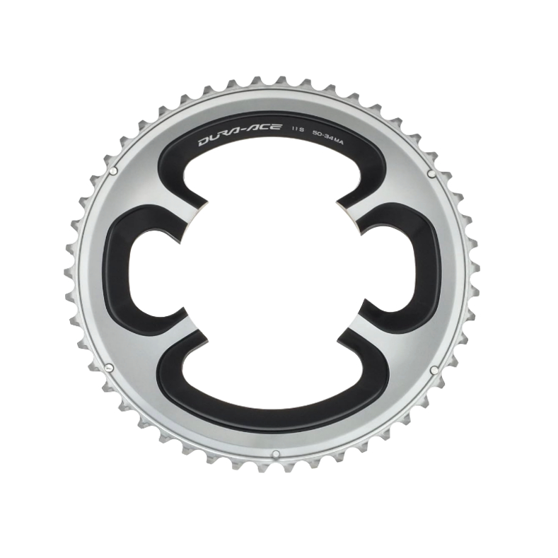 Plateau Shimano Dura Ace 50 Dents Pour FC-9000 - Neuf - Argent