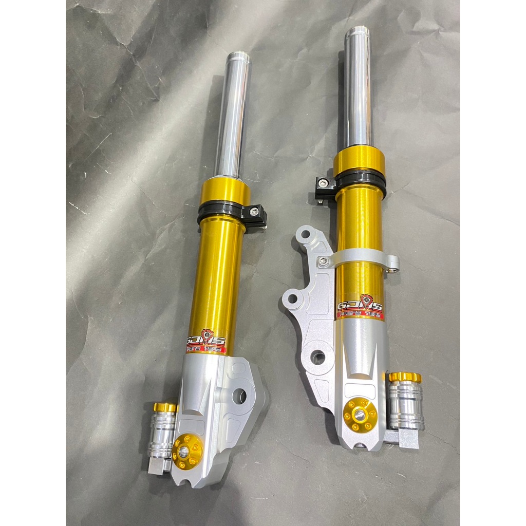 葳葳精品】~惜福品~G5(125/150 10吋/12吋原廠/對四右卡鉗) 31芯CNC鋁合金前叉/前避震器| 蝦皮購物