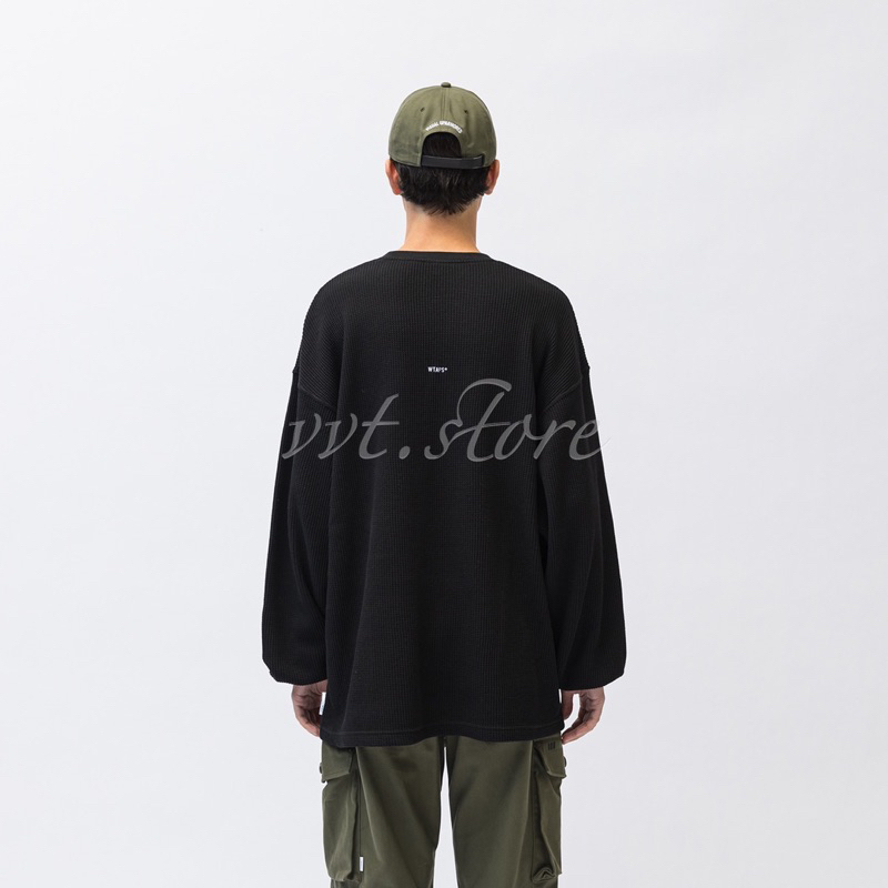 WTAPS WAFFLE 01 LS COTTON. SIGN Lサイズ