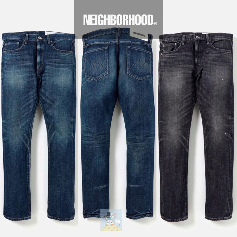 NEIGHBORHOOD 23AW WASHED DENIM DP NARROW PANTS 水洗牛仔褲| 蝦皮購物