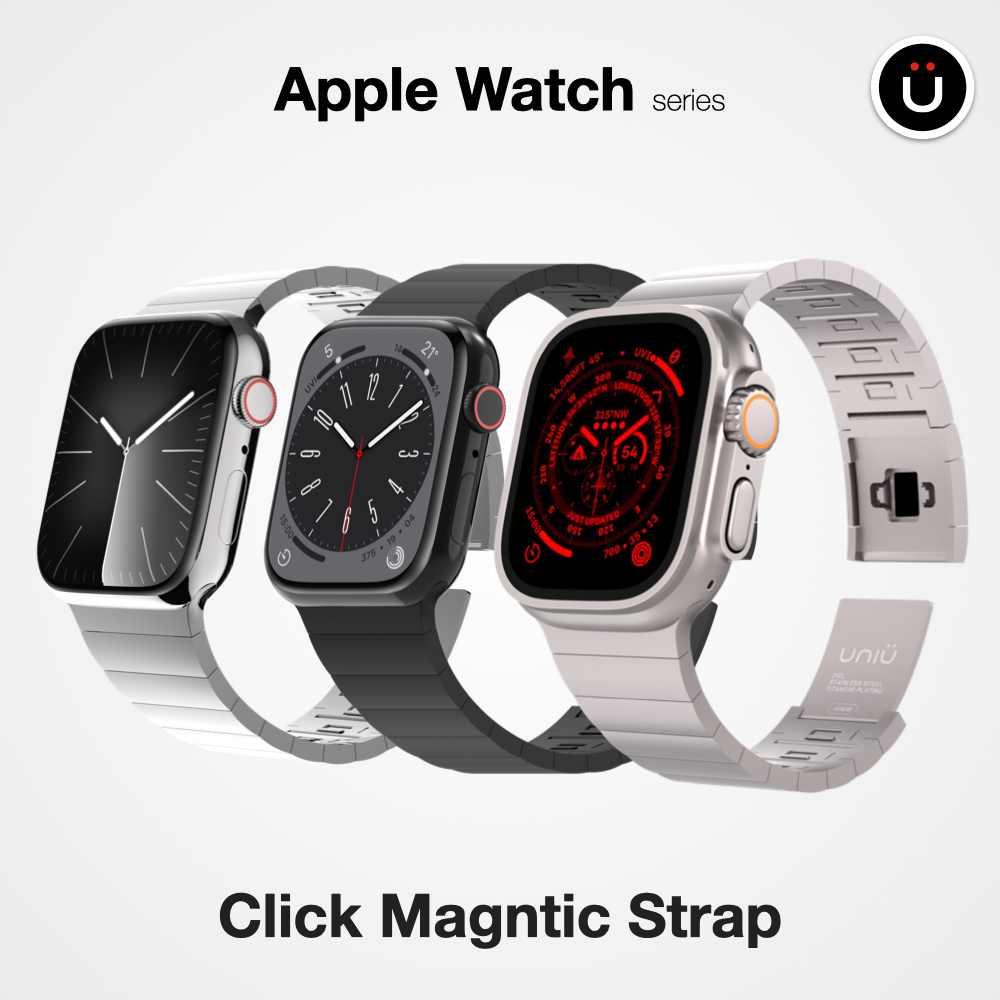 UNIU® Apple Watch 系列｜Click 磁吸快扣錶帶| 蝦皮購物