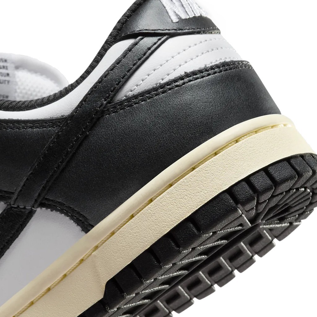 NIKE 女鞋W DUNK LOW PRM PANDA 熊貓黑白奶油【A-KAY0】【FQ8899-100 