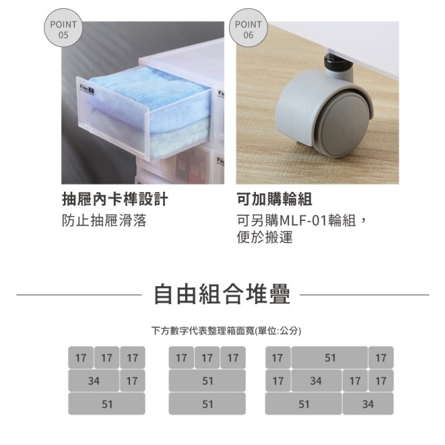 Keyway FINE抽屜式整理箱 LF1701 LF3401 LF5101 收納箱 抽屜箱 單層櫃 聯府【315百貨】 | 蝦皮購物