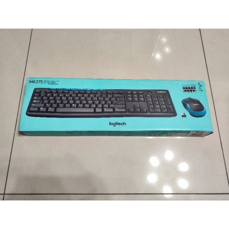 LOGITECH 羅技 無線鍵盤滑鼠組(MK275防濺灑鍵盤) | 蝦皮購物