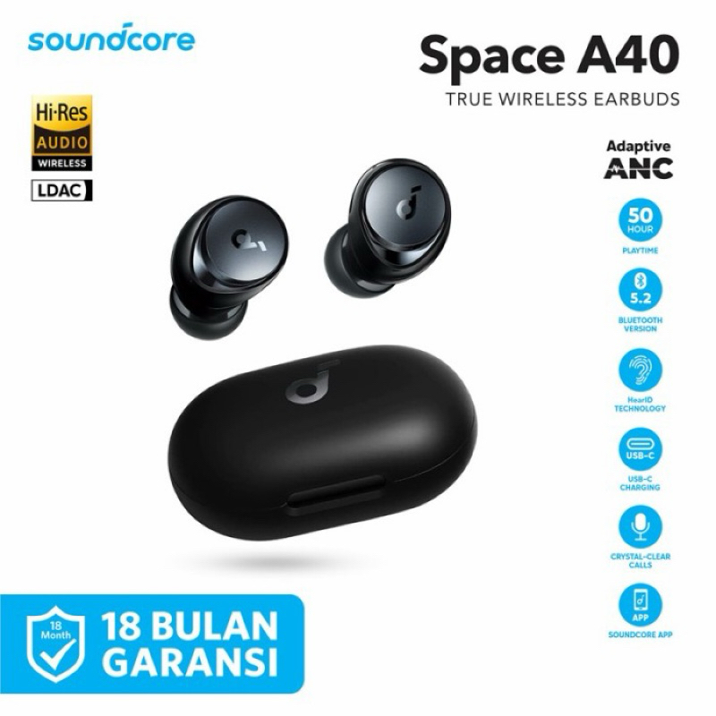 Anker soundcore Space A40 主動降噪真無線藍牙耳機| 蝦皮購物